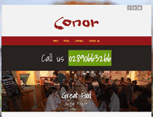 Tablet Screenshot of cafeconor.com